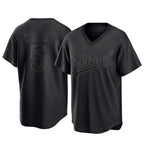 Kooe Athletics #5 Jacob Wilson Black Replica Pitch Fashion T shirt Stitched Jersey