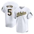 Kooe Athletics #5 Jacob Wilson White Limited Home Stitched Jersey