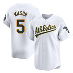 Kooe Athletics #5 Jacob Wilson White Limited Home Stitched Jersey