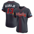 Kooe A.Braves #13 Ronald Acuna Jr. Navy 2025 Speedway Classic Alternate Elite Player Personalized Jersey