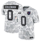 Kooe B.Bills #0 Keon Coleman Player Arctic Camo Salute to Service Limited Game Stitched Jerseys