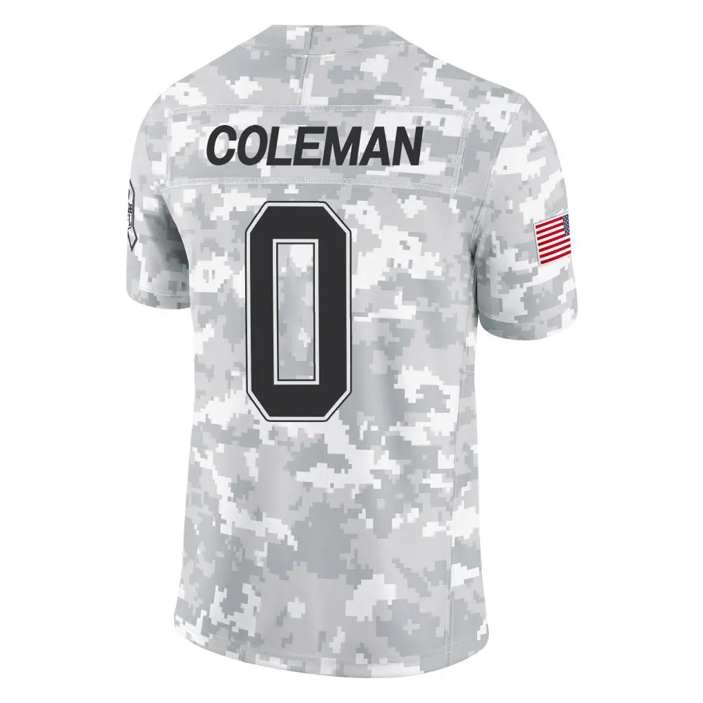 Kooe B.Bills #0 Keon Coleman Player Arctic Camo Salute to Service Limited Stitched Jerseys