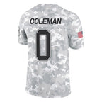 Kooe B.Bills #0 Keon Coleman Player Arctic Camo Salute to Service Limited Stitched Jerseys