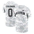 Kooe B.Bills #0 Keon Coleman Player Arctic Camo Salute to Service T-Shirt Hoodies Stitched Jerseys