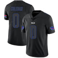 Kooe B.Bills #0 Keon Coleman Player Black Impact Limited Home Game Stitched Jerseys