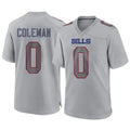 Kooe B.Bills #0 Keon Coleman Player Gray Home Game Stitched Jerseys