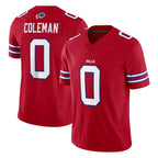 Kooe B.Bills #0 Keon Coleman Player Red Vapor F.U.S.E. Jersey Limited Home Game Stitched Jerseys