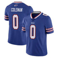 Kooe B.Bills #0 Keon Coleman Player Royal Vapor Untouchable Limited Stitched Jerseys