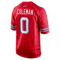 Kooe B.Bills #0 Keon Coleman Player Red Home Game Stitched Jerseys