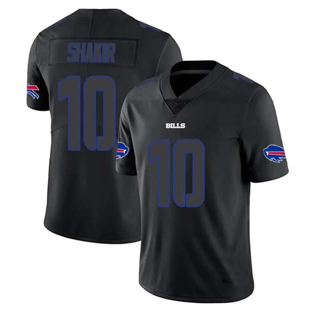 Kooe B.Bills #10 Khalil Shakir Player Black Impact Limited Game Stitched Jerseys