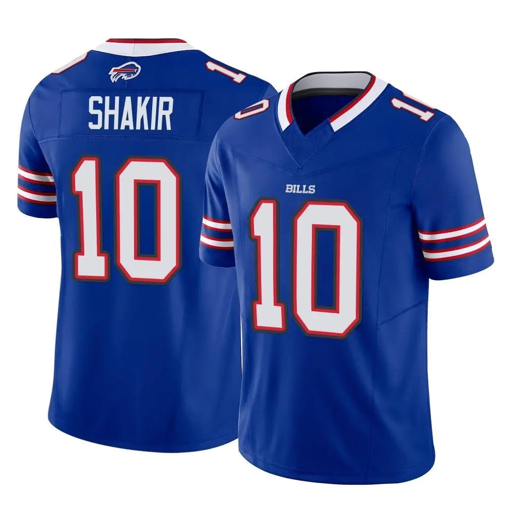 Kooe B.Bills #10 Khalil Shakir Player Royal Vapor F.U.S.E. Limited Home Game Stitched Jerseys