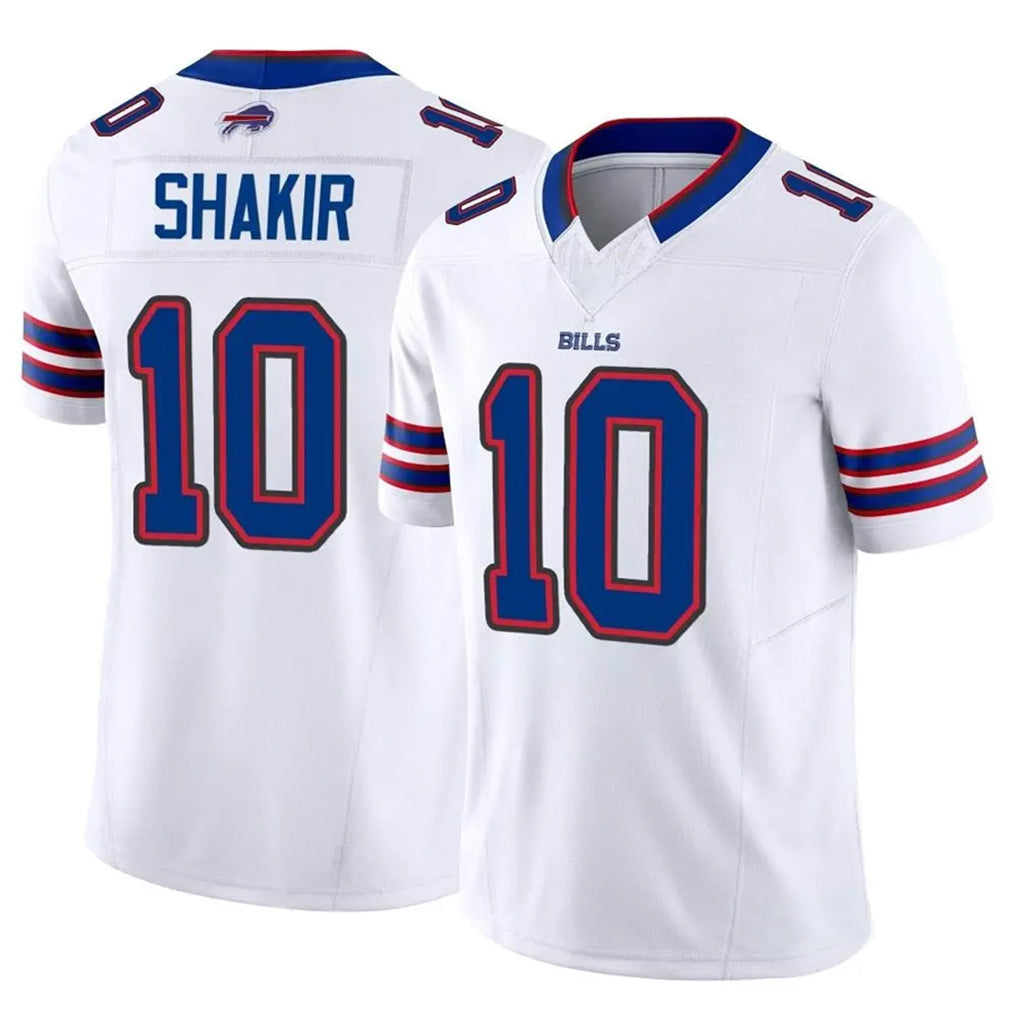 Kooe B.Bills #10 Khalil Shakir Player Vapor F.U.S.E. Limited White Stitched Jerseys