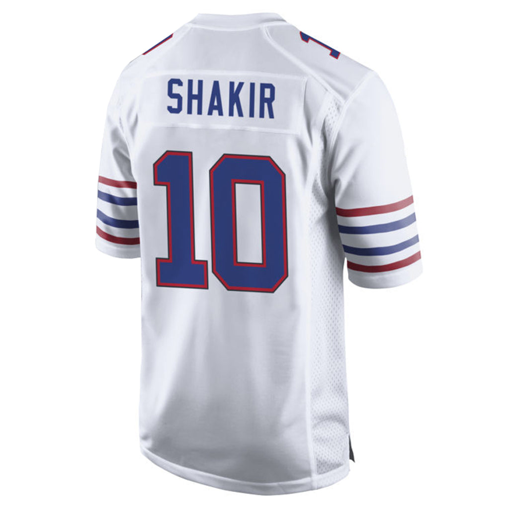 Kooe B.Bills #10 Khalil Shakir Player White Alternate Home Game Stitched Jerseys