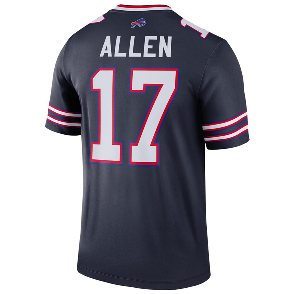 Kooe B.Bills #17 Josh Allen Player Navy Inverted  Legend Game Stitched Jerseys