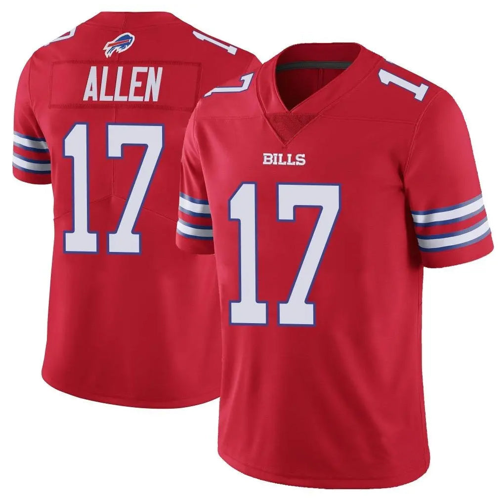Kooe B.Bills #17 Josh Allen Player Red Vapor Untouchable Limited Home Game Stitched Jerseys