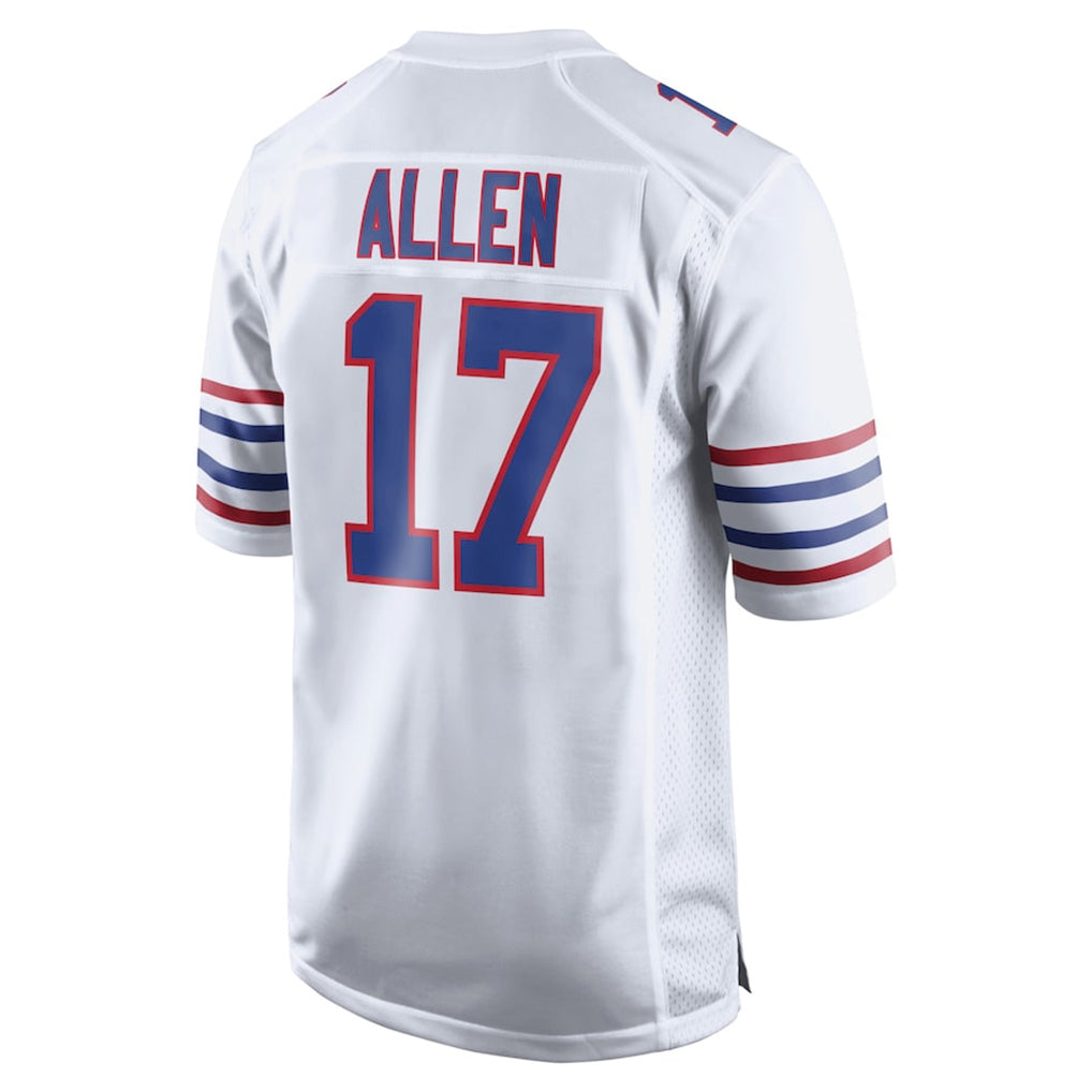 Kooe B.Bills #17 Josh Allen Player White Limited Game Stitched Jerseys