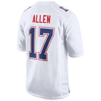 Kooe B.Bills #17 Josh Allen Player White Tundra Stitched Jerseys