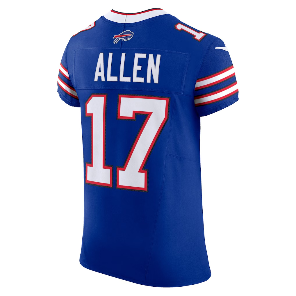 Kooe B.Bills #17 Josh Allen Royal Team Vapor F.U.S.E. Elite Stitched Jerseys