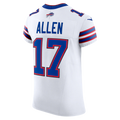Kooe B.Bills #17 Josh Allen White Vapor F.U.S.E. Elite Stitched Jerseys