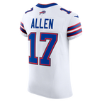 Kooe B.Bills #17 Josh Allen White Vapor F.U.S.E. Elite Stitched Jerseys