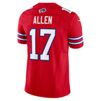 Kooe B.Bills #17 Josh Allen Player Red Vapor F.U.S.E. Limited Stitched Jerseys
