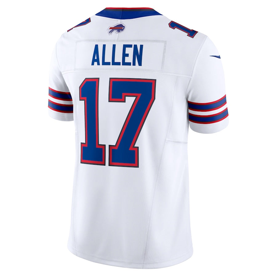 Kooe B.Bills #17 Josh Allen Player White Vapor F.U.S.E. Limited Stitched Jerseys