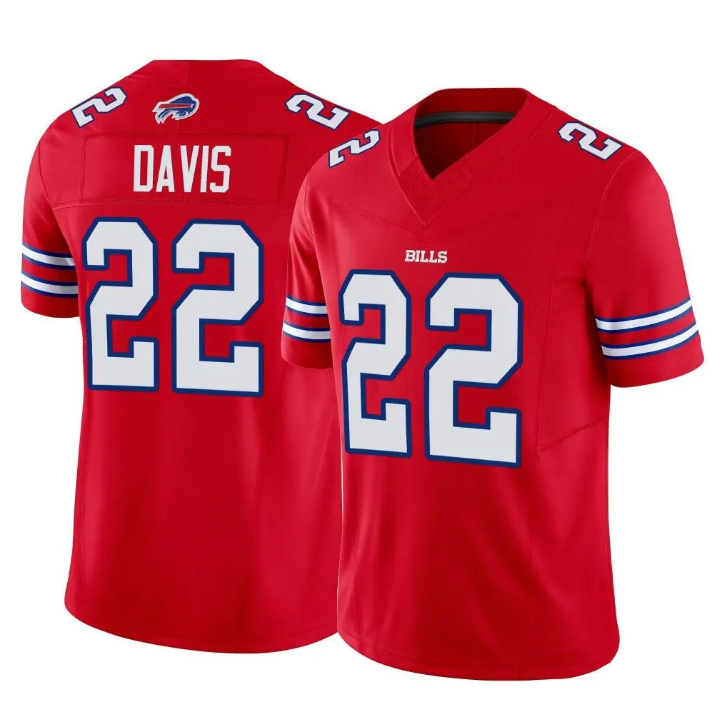 Kooe B.Bills #22 Ray Davis Player Red Vapor F.U.S.E. Limited Stitched Jerseys