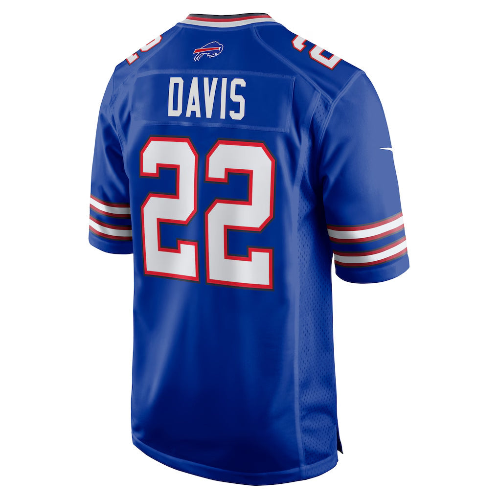 Kooe B.Bills #22 Ray Davis Player Royal Home Game Stitched Jerseys
