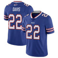 Kooe B.Bills #22 Ray Davis Player Royal Vapor Limited Stitched Jerseys