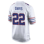 Kooe B.Bills #22 Ray Davis Player White Alternate Limited Home Game Stitched Jerseys
