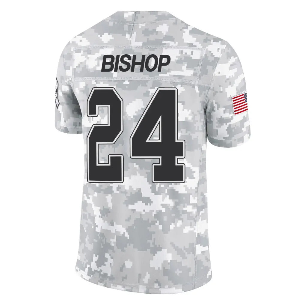 Kooe B.Bills #24 Cole Bishop Player Arctic Camo Salute to Service Limited Stitched Jerseys