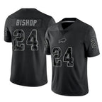 Kooe B.Bills #24 Cole Bishop Player Black RFLCTV Limited Stitched Jerseys
