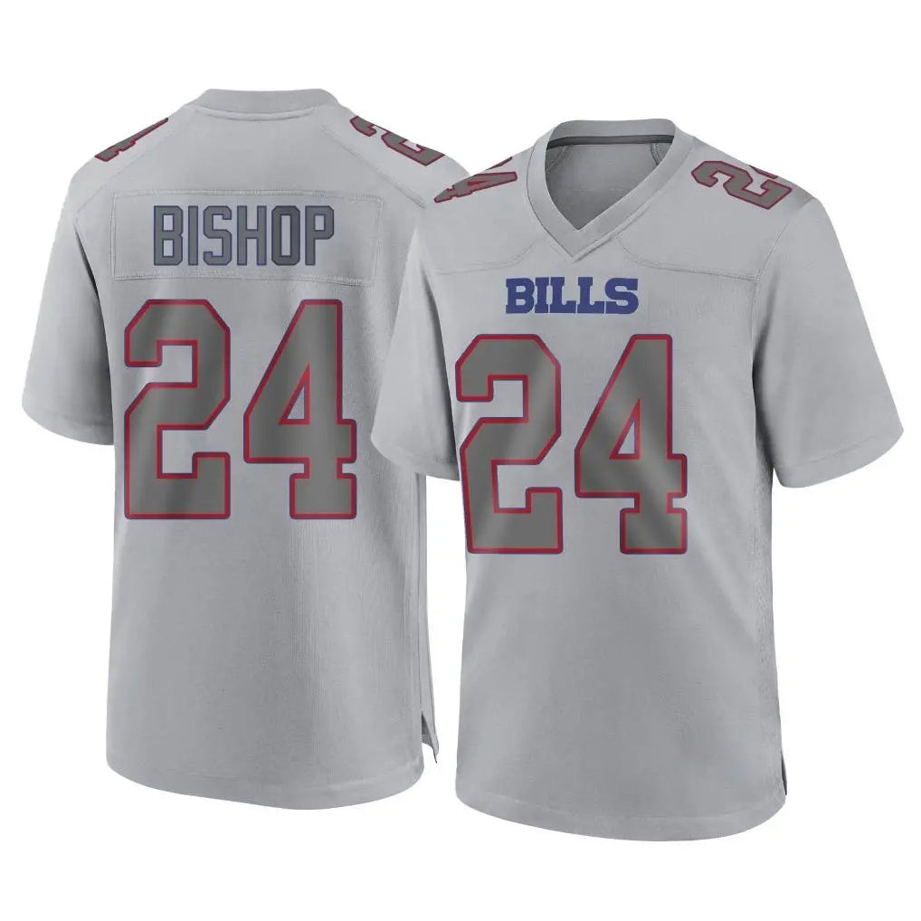 Kooe B.Bills #24 Cole Bishop Player Gray Fashion Home Game Stitched Jerseys