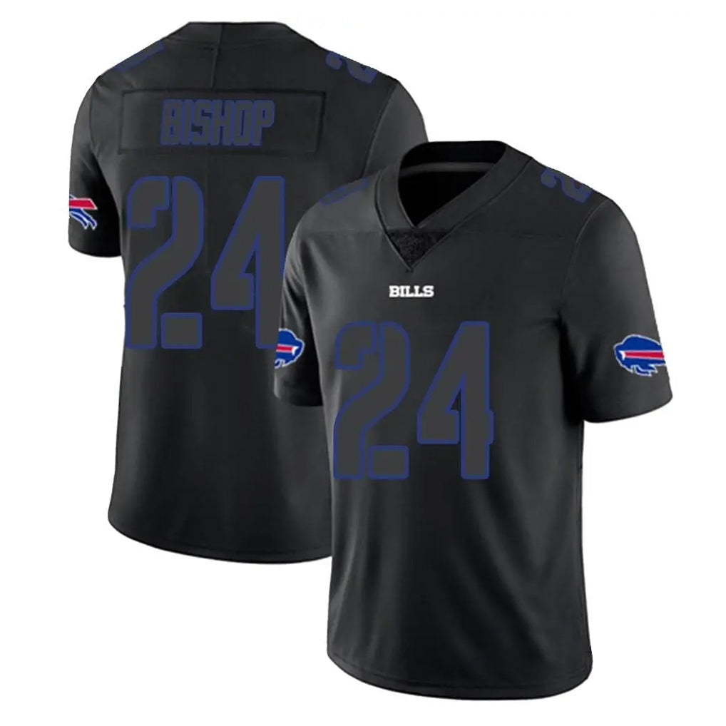 Kooe B.Bills #24 Cole Bishop Player Limited Black Impact Game Stitched Jerseys