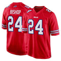 Kooe B.Bills #24 Cole Bishop Player Red Home Game Stitched Jerseys