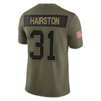 Kooe B.Bills #31 Maxwell Hairston Player Olive Salute To Service Limited Home Game Stitched Jerseys