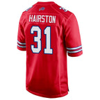 Kooe B.Bills #31 Maxwell Hairston Player Red Home Game Stitched Jerseys