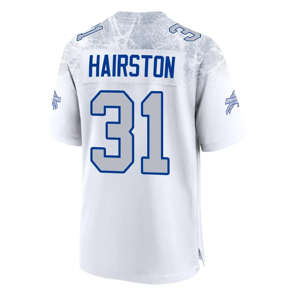 Kooe B.Bills #31 Maxwell Hairston Player White Rivalries Collection Game Stitched Jerseys