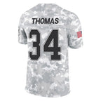 Kooe B.Bills #34 Thurman Thomas Player Arctic Camo Salute to Service Limited Stitched Jerseys
