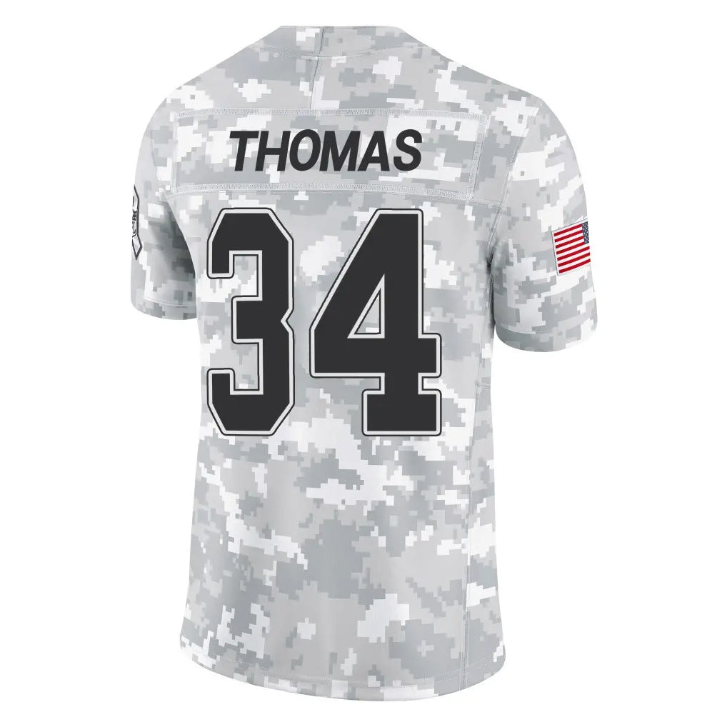 Kooe B.Bills #34 Thurman Thomas Player Arctic Camo Salute to Service Limited Stitched Jerseys