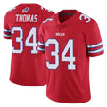 Kooe B.Bills #34 Thurman Thomas Player Red Vapor Untouchable Limited Home Game Stitched Jerseys
