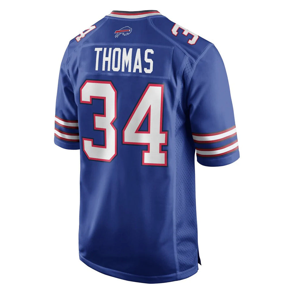 Kooe B.Bills #34 Thurman Thomas Player Royal Home Game Stitched Jerseys