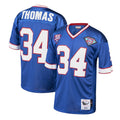 Kooe B.Bills #34 Thurman Thomas Player Royal Mitchell & Ness 1985 Throwback Retired Stitched Jerseys