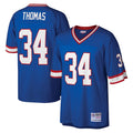 Kooe B.Bills #34 Thurman Thomas Player Royal Mitchell & Ness Legacy Replica Stitched Jerseys