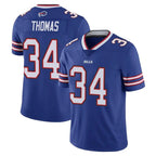 Kooe B.Bills #34 Thurman Thomas Player Royal Vapor Untouchable Limited Stitched Jerseys