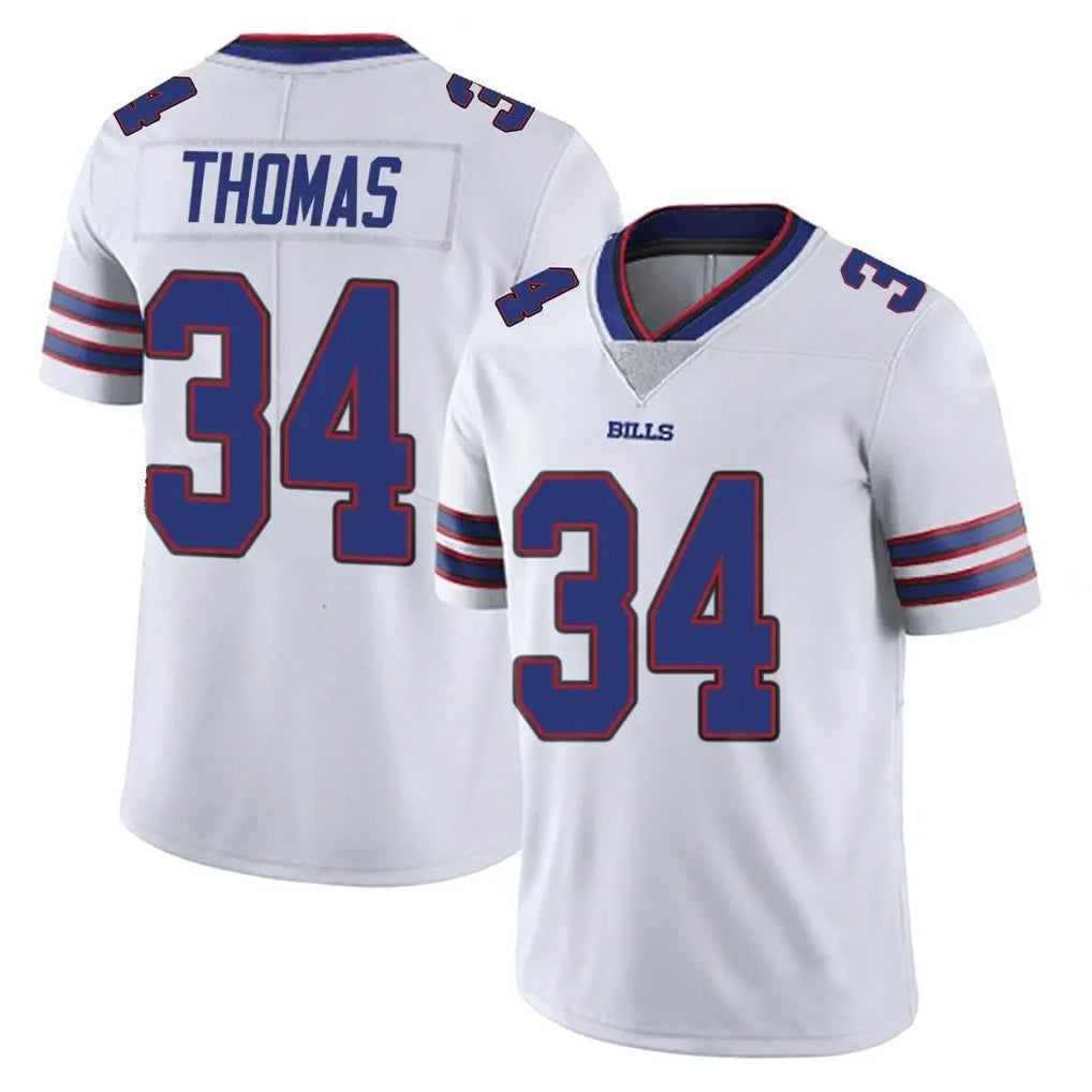 Kooe B.Bills #34 Thurman Thomas Player White Vapor Untouchable Limited Stitched Jerseys