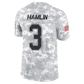 Kooe B.Bills #3 Damar Hamlin Player Arctic Camo Salute to Service Limited Stitched Jerseys