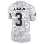 Kooe B.Bills #3 Damar Hamlin Player Arctic Camo Salute to Service Limited Stitched Jerseys