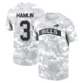 Kooe B.Bills #3 Damar Hamlin Player Arctic Camo Salute to Service T-Shirt Hoodies Stitched Jerseys