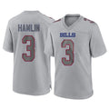 Kooe B.Bills #3 Damar Hamlin Player Gray Home Game Stitched Jerseys